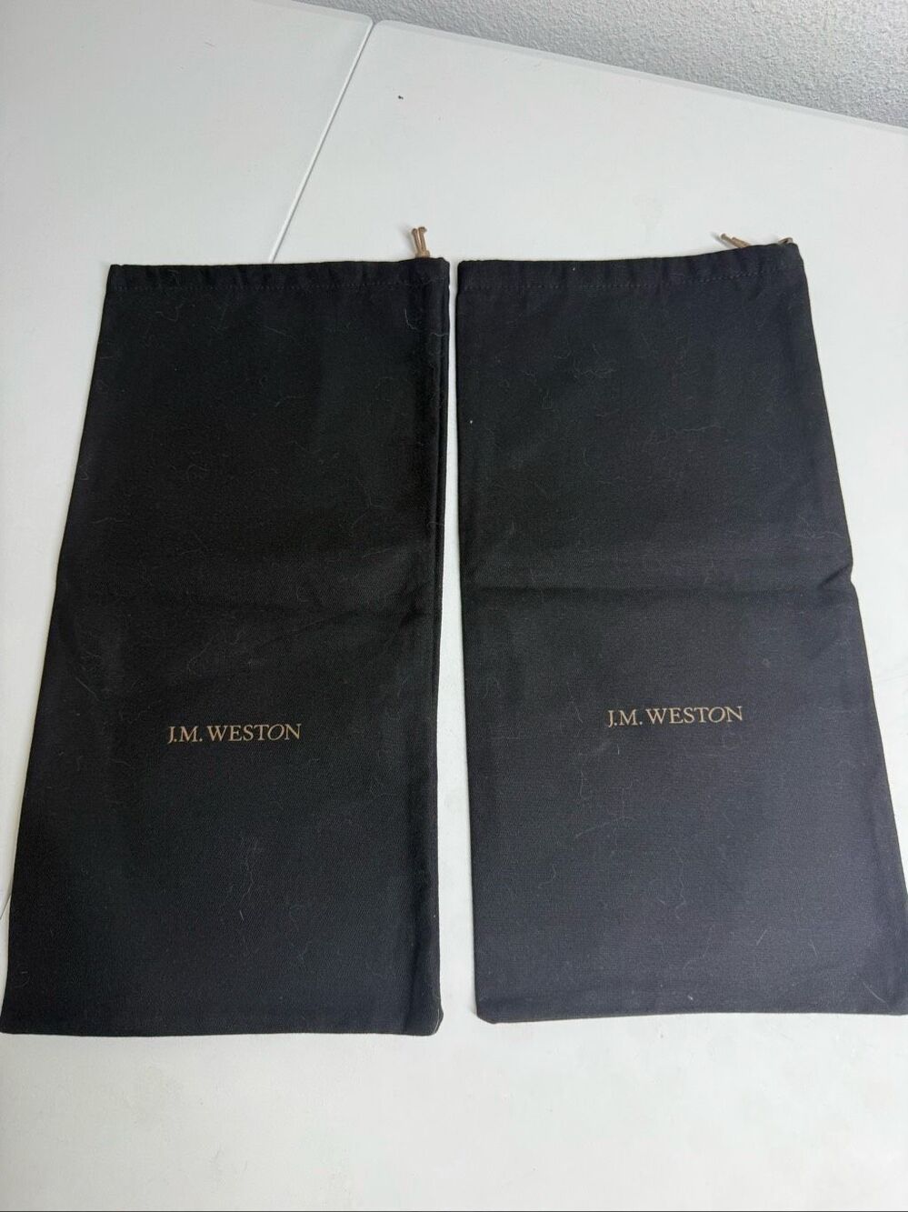 J.M. Weston Shoe Dust Bags Set Of 2 Size 8″ × 15″